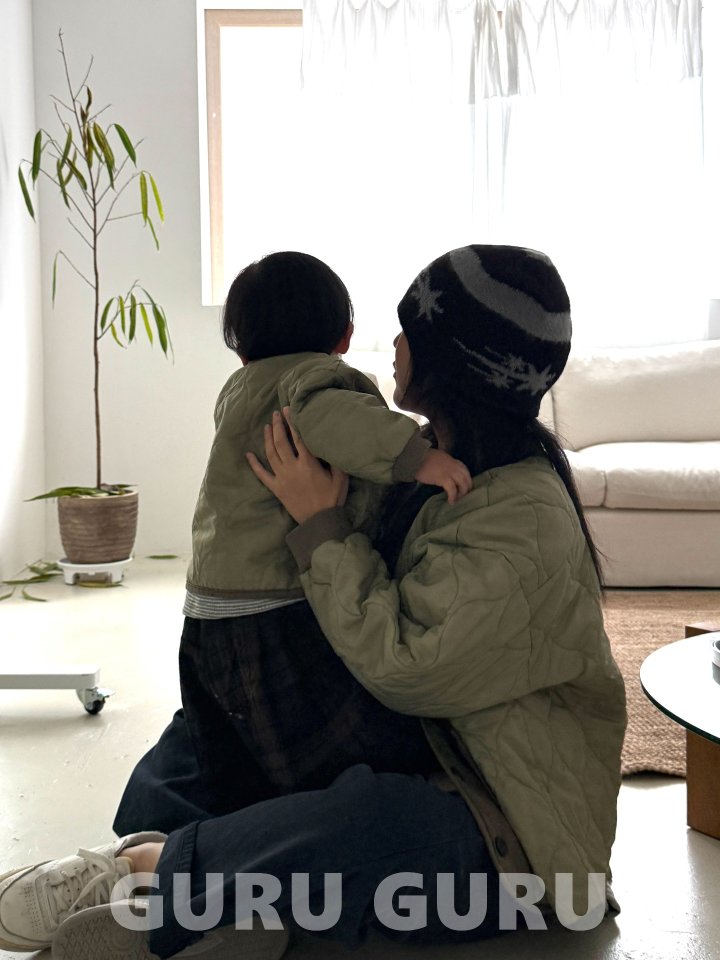 Guru Guru - Korean Baby Fashion - #babyootd - Adult Warm Jacket - 9