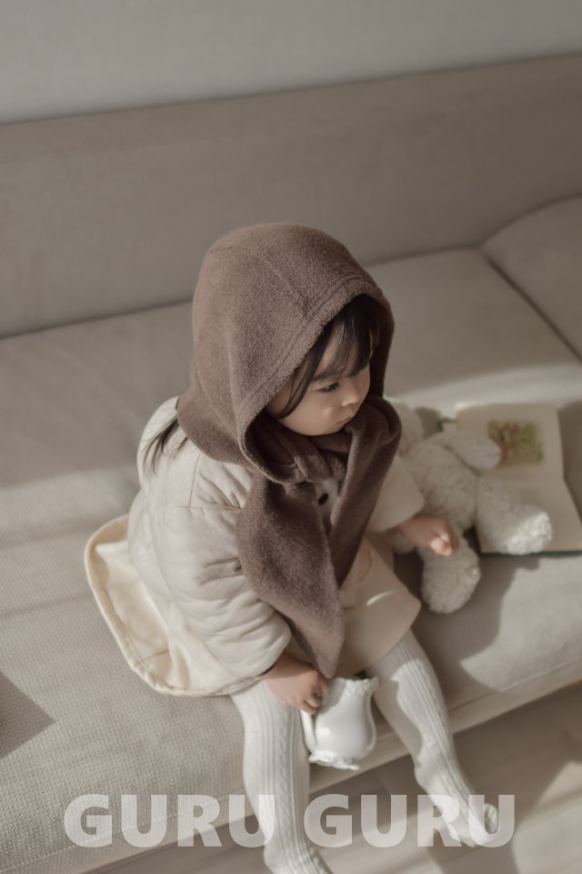 Guru Guru - Korean Baby Fashion - #babyoutfit - Hooded Muffler - 6