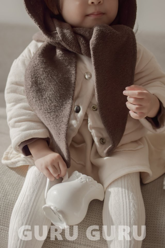 Guru Guru - Korean Baby Fashion - #babyoutfit - Hooded Muffler - 7
