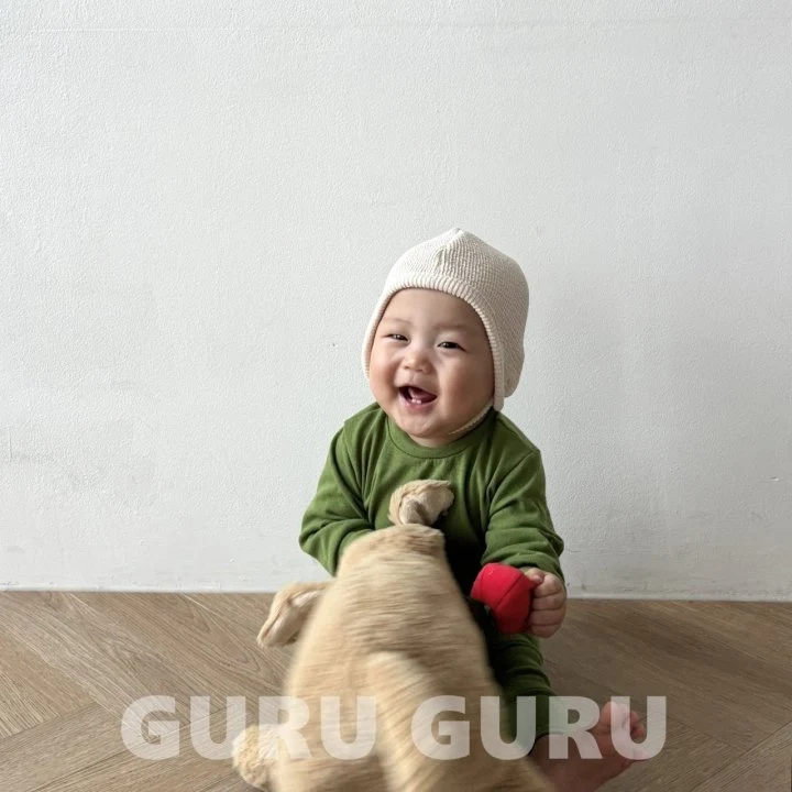 Guru Guru - Korean Baby Fashion - #babyoutfit - Winter Bonnet - 6
