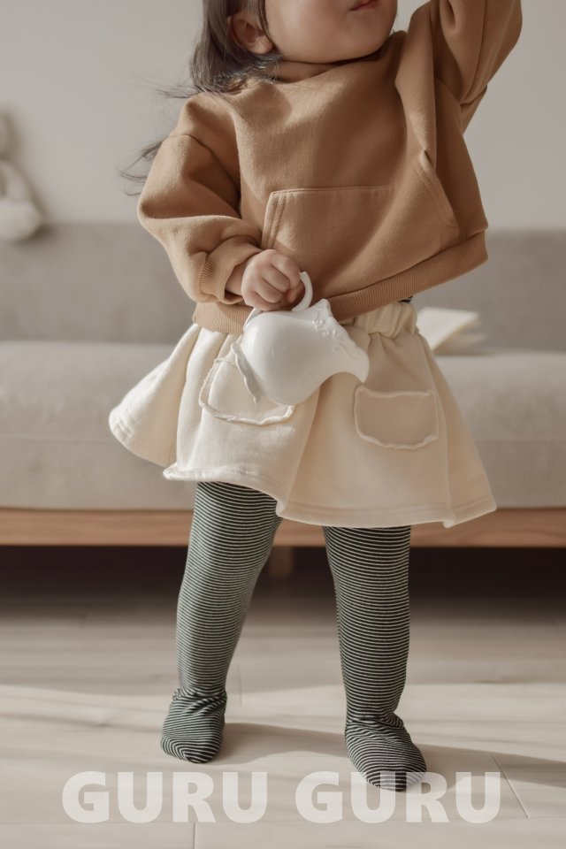 Guru Guru - Korean Baby Fashion - #babyoutfit - Hood Tee - 12