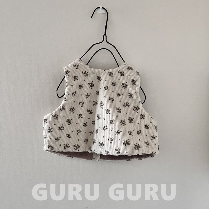 Guru Guru - Korean Baby Fashion - #babyoutfit - Corduroy Vest - 9