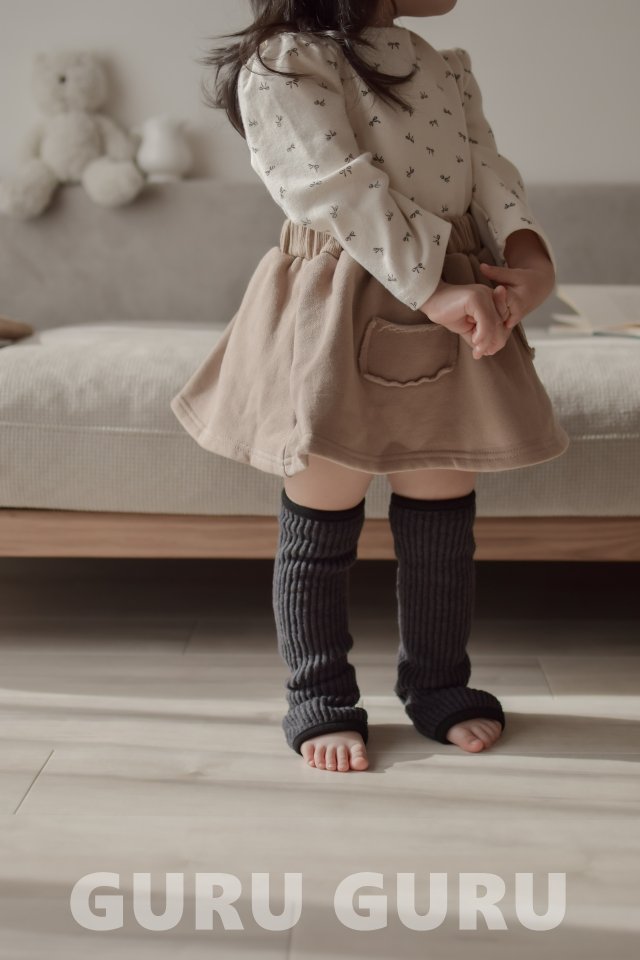 Guru Guru - Korean Baby Fashion - #babyoutfit - Pocket Skirt - 5