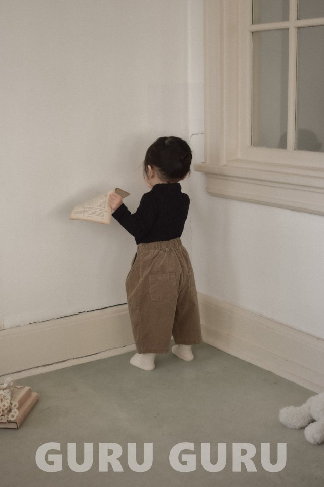 Guru Guru - Korean Baby Fashion - #babyoutfit - Corduroy Wood Pants - 5