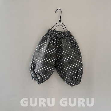 Guru Guru - Korean Baby Fashion - #babyoutfit - Bonding Polka Dot Pants - 3