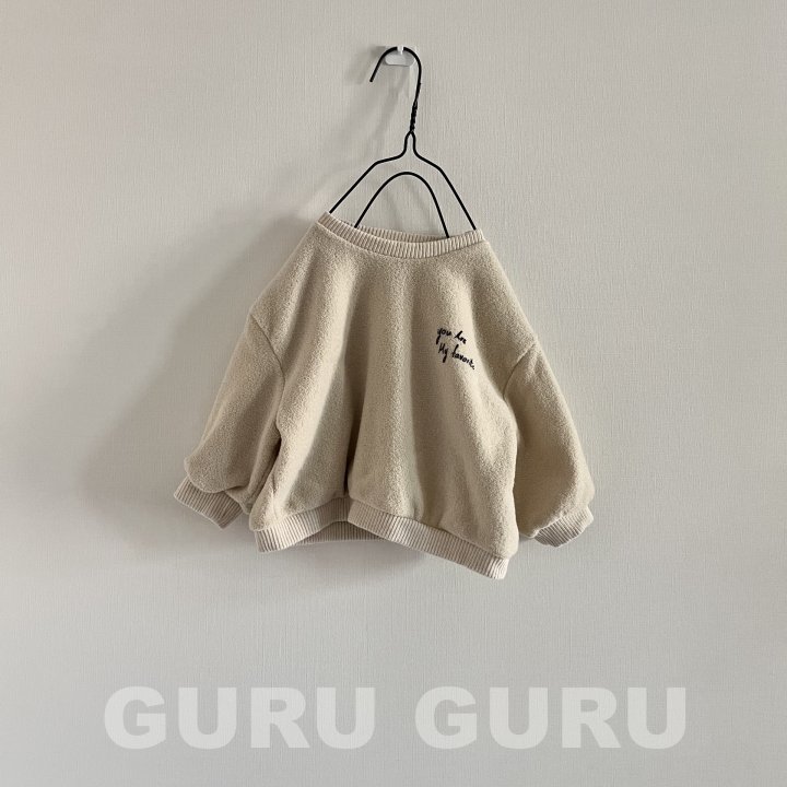 Guru Guru - Korean Baby Fashion - #babyoutfit - Terry Fleece Set