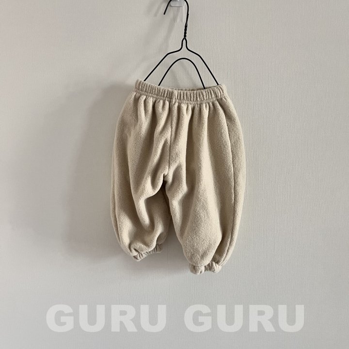 Guru Guru - Korean Baby Fashion - #babyoutfit - Terry Fleece Set - 2
