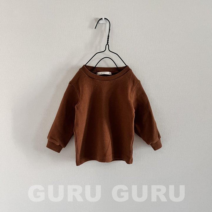 Guru Guru - Korean Baby Fashion - #babywear - Fleece Round Tee - 3