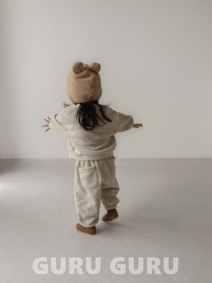 Guru Guru - Korean Baby Fashion - #onlinebabyboutique - Teddy Bear Hat - 7