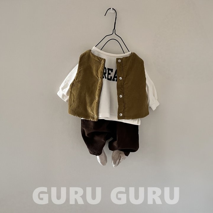 Guru Guru - Korean Baby Fashion - #onlinebabyboutique - Bread Tee - 5