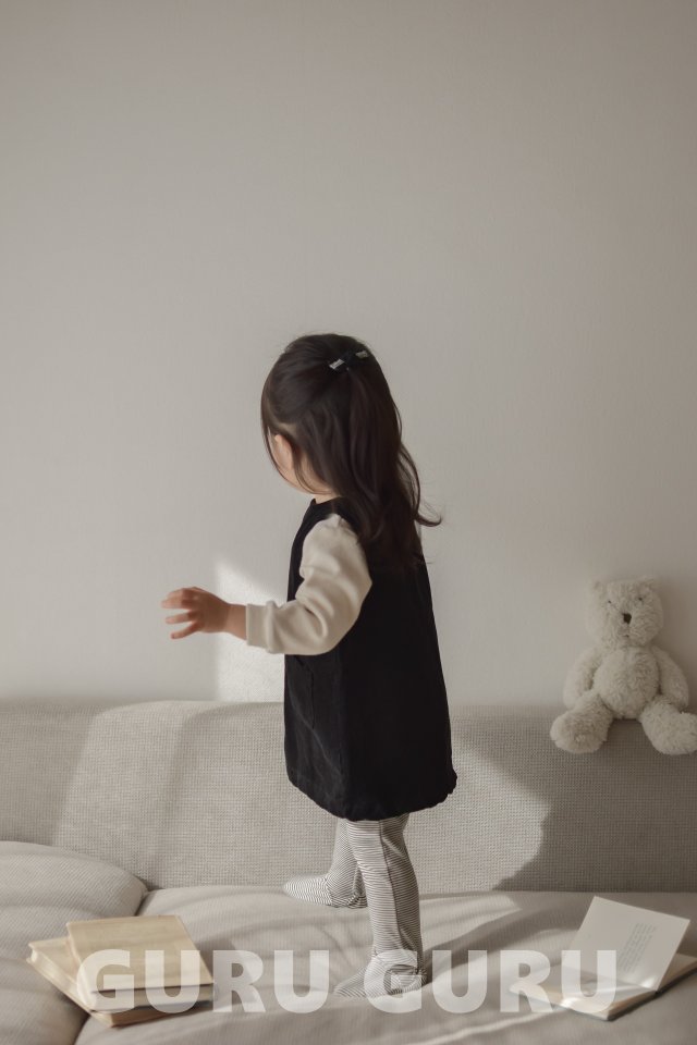 Guru Guru - Korean Baby Fashion - #babywear - Fleece Round Tee - 4