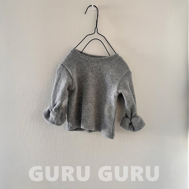 Guru Guru - Korean Baby Fashion - #onlinebabyboutique - Frill Sleeve Tee