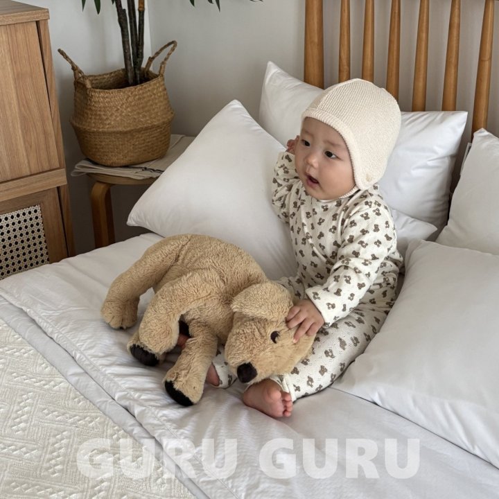 Guru Guru - Korean Baby Fashion - #onlinebabyshop - Winter Bonnet - 9
