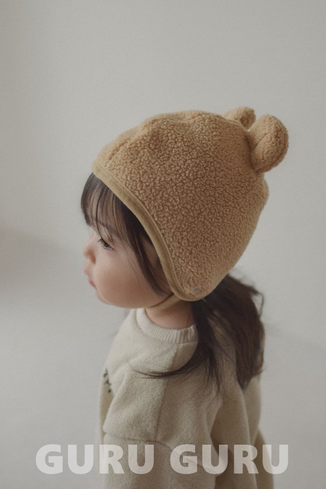 Guru Guru - Korean Baby Fashion - #onlinebabyshop - Teddy Bear Hat - 8