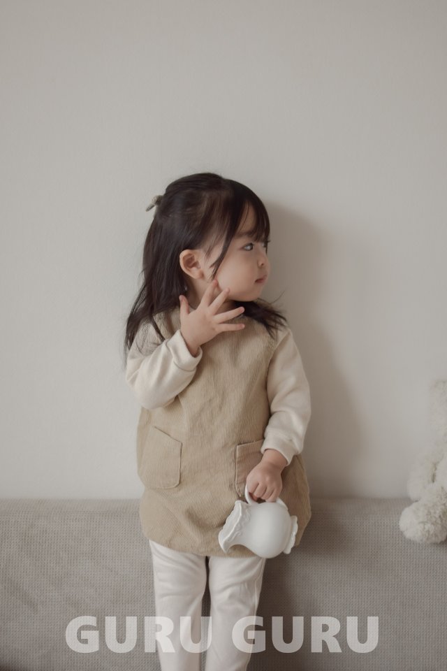 Guru Guru - Korean Baby Fashion - #onlinebabyshop - Fleece Round Tee - 5