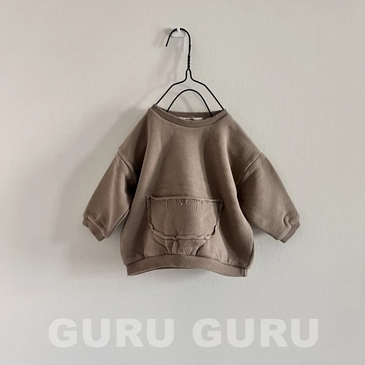 Guru Guru - Korean Baby Fashion - #onlinebabyshop - Pocket Sweatshirt