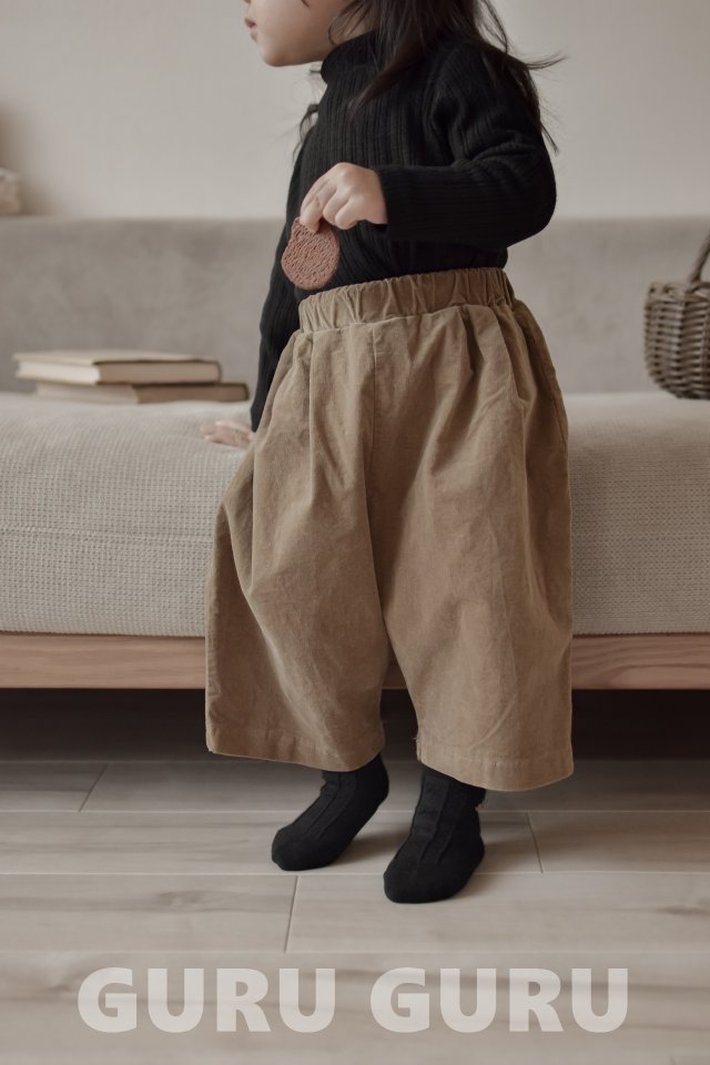 Guru Guru - Korean Baby Fashion - #onlinebabyshop - Corduroy Wood Pants - 8