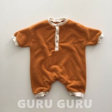 Guru Guru - Korean Baby Fashion - #onlinebabyshop - Fleece Romper