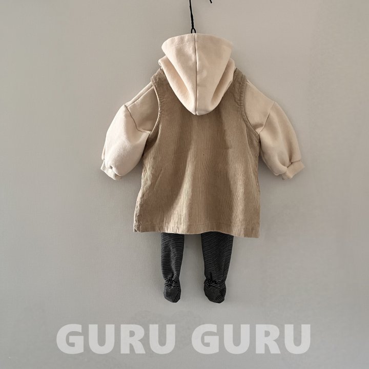 Guru Guru - Korean Baby Fashion - #smilingbaby - Corduroy One-piece - 5