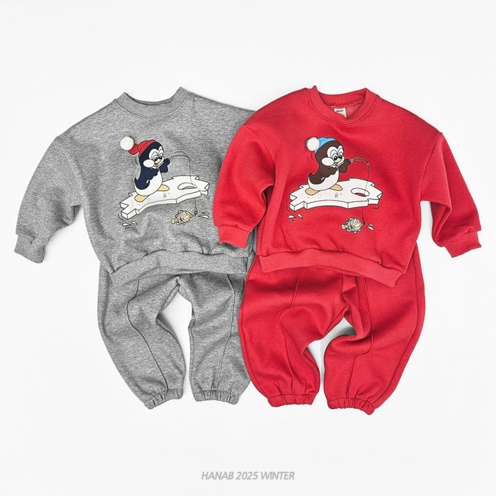 Hanab - Korean Children Fashion - #Kfashion4kids - Penguin Hat Set