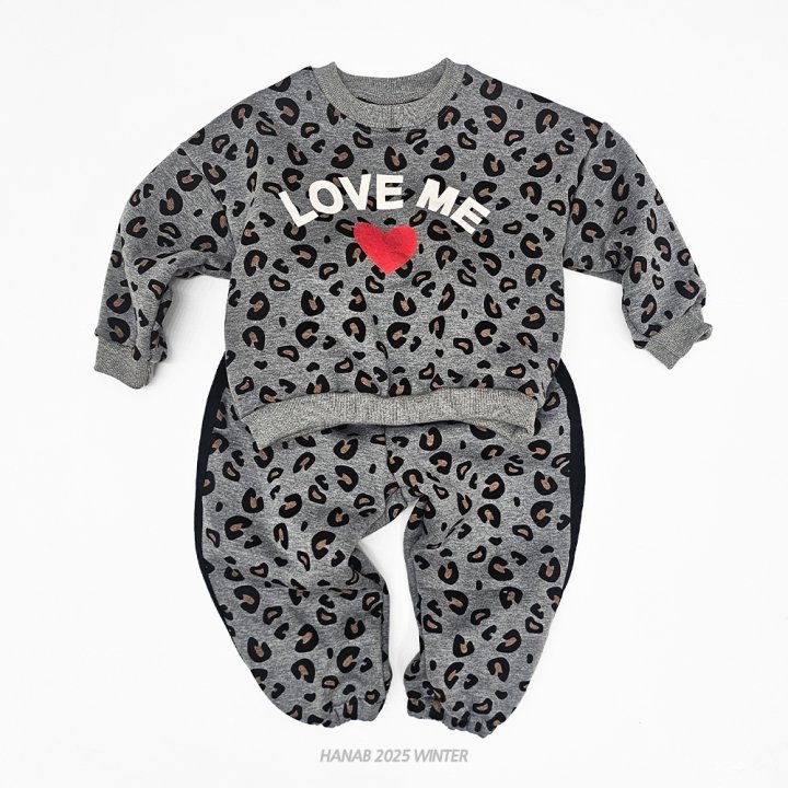 Hanab - Korean Children Fashion - #magicofchildhood - Leopard Love Me Set - 2