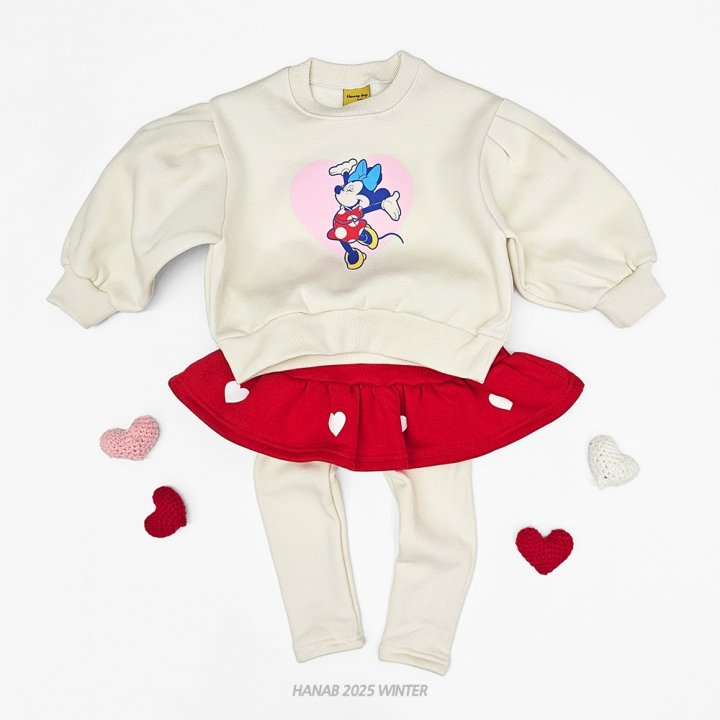 Hanab - Korean Children Fashion - #minifashionista - Heart Heart M Set