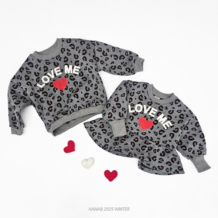 Hanab - Korean Children Fashion - #minifashionista - Leopard Love Me Set - 4