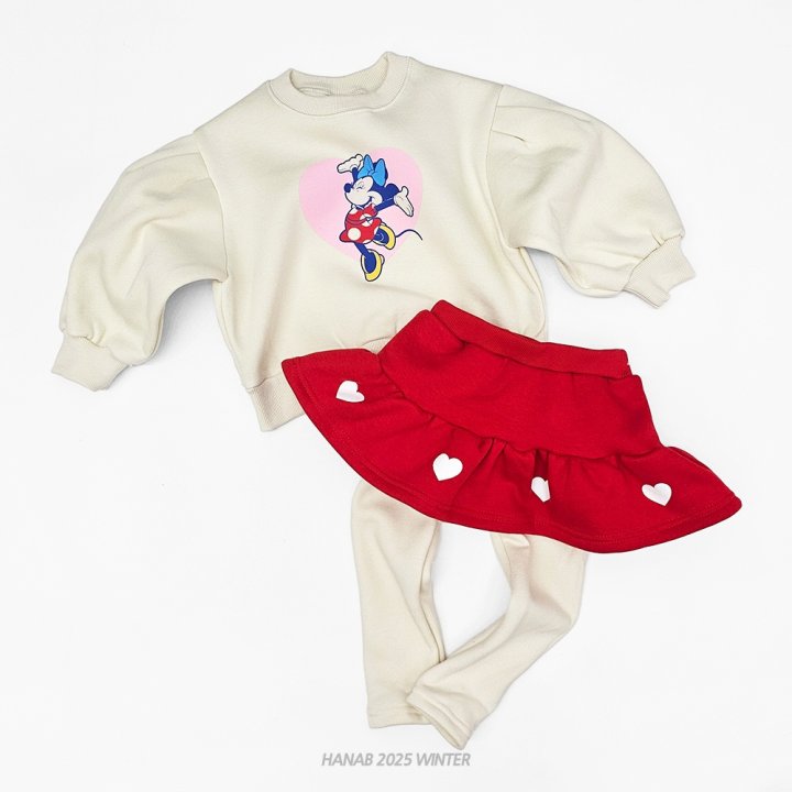 Hanab - Korean Children Fashion - #prettylittlegirls - Heart Heart M Set - 2