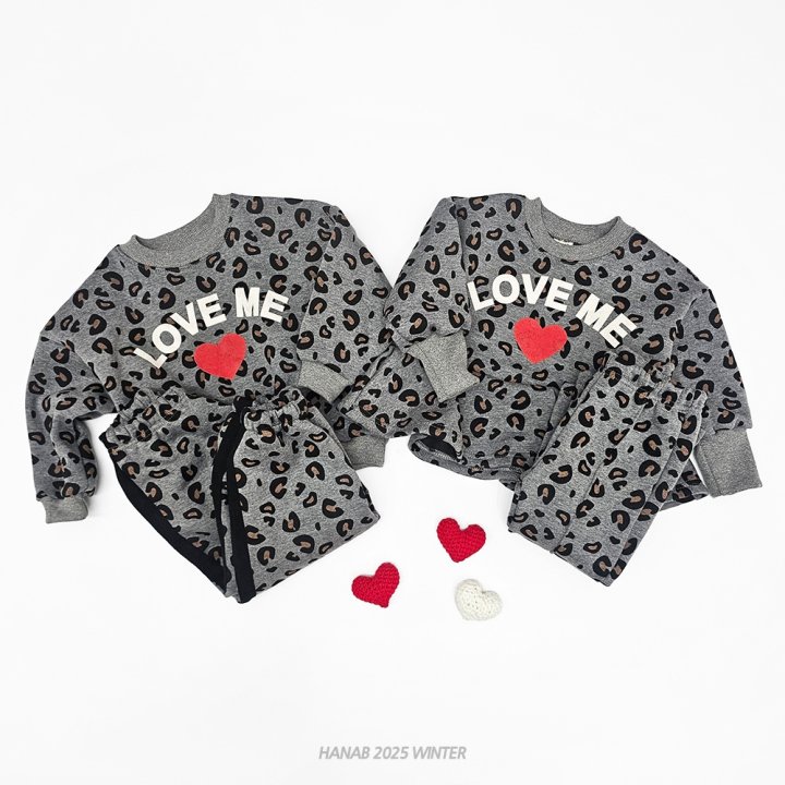 Hanab - Korean Children Fashion - #toddlerclothing - Leopard Love Me Set - 6