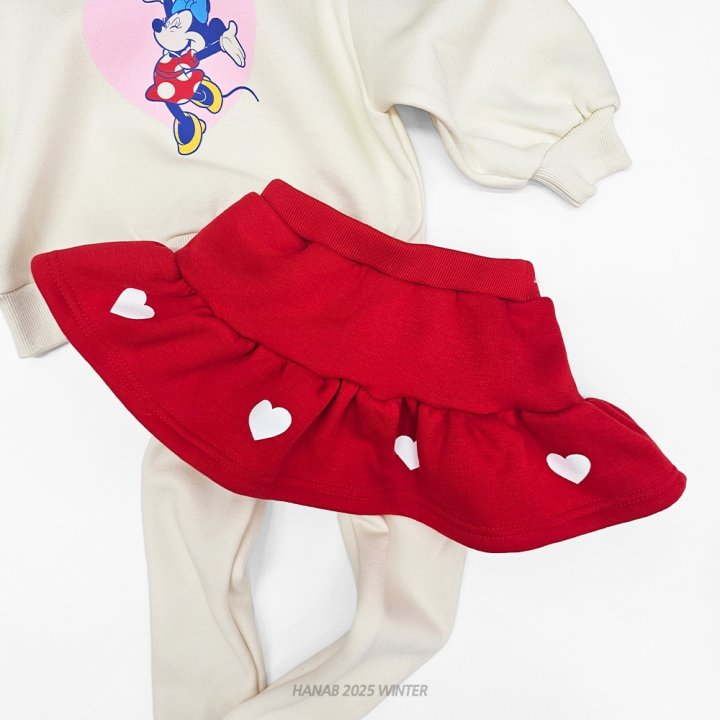Hanab - Korean Children Fashion - #todddlerfashion - Heart Heart M Set - 4