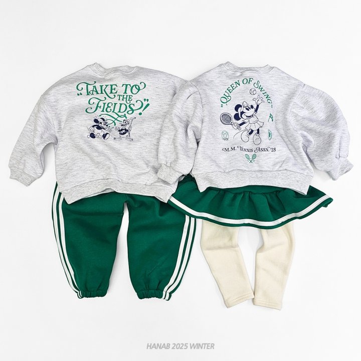Hanab - Korean Children Fashion - #toddlerclothing - Tennis Queen D Set