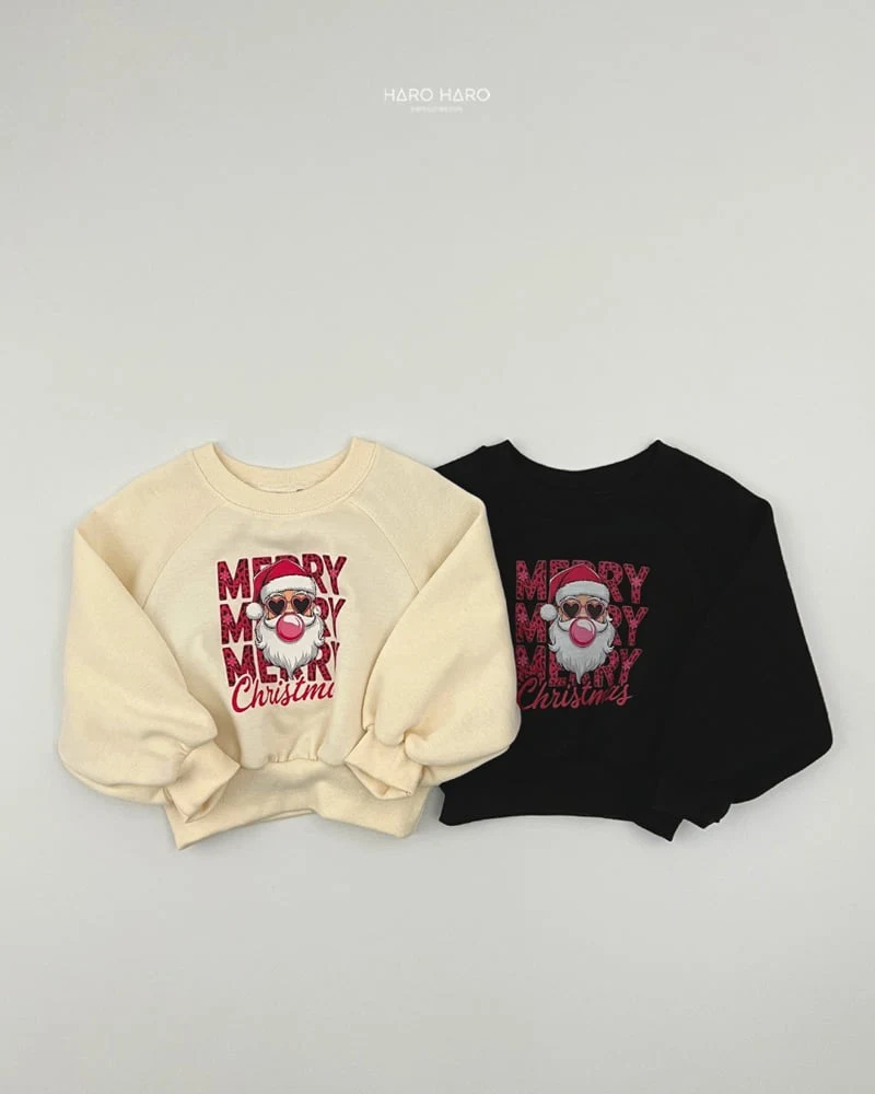 Haro Haro - Korean Children Fashion - #prettylittlegirls - Bubble Santa Fleece Sweatshirt - 4