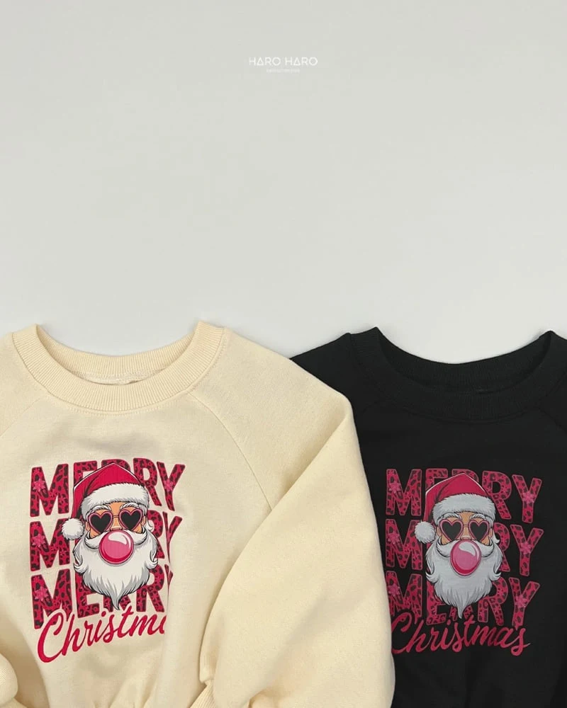 Haro Haro - Korean Children Fashion - #childofig - Bubble Santa Fleece Sweatshirt - 5