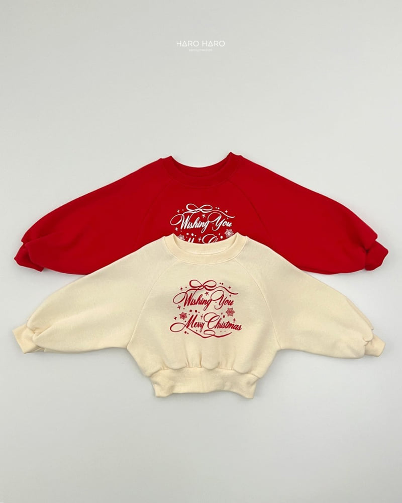 Haro Haro - Korean Children Fashion - #childofig - Wishing You Fleece Sweatshirt - 2