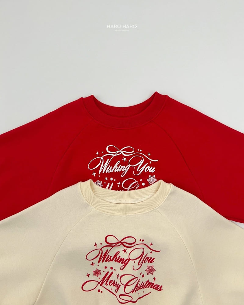 Haro Haro - Korean Children Fashion - #childofig - Wishing You Fleece Sweatshirt - 3