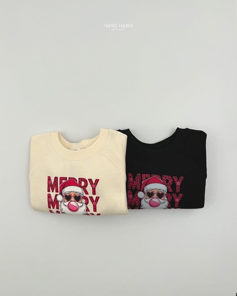 Haro Haro - Korean Children Fashion - #childrensboutique - Bubble Santa Fleece Sweatshirt - 6