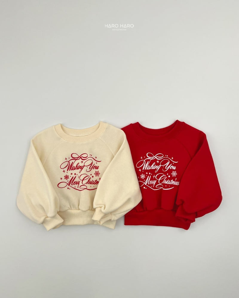 Haro Haro - Korean Children Fashion - #childofig - Wishing You Fleece Sweatshirt - 4