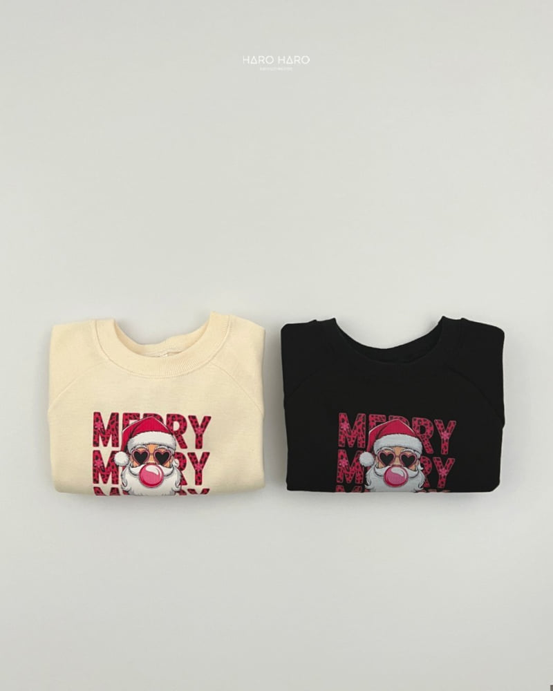 Haro Haro - Korean Children Fashion - #designkidswear - Bubble Santa Fleece Sweatshirt - 7