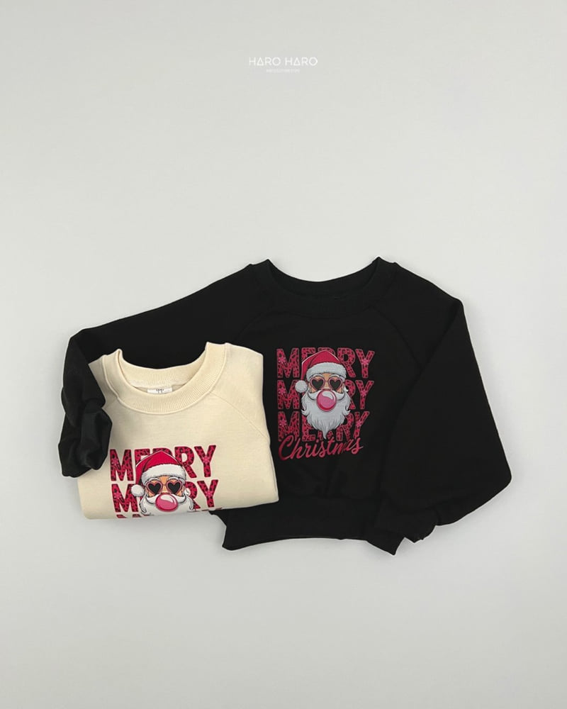 Haro Haro - Korean Children Fashion - #discoveringself - Bubble Santa Fleece Sweatshirt - 8