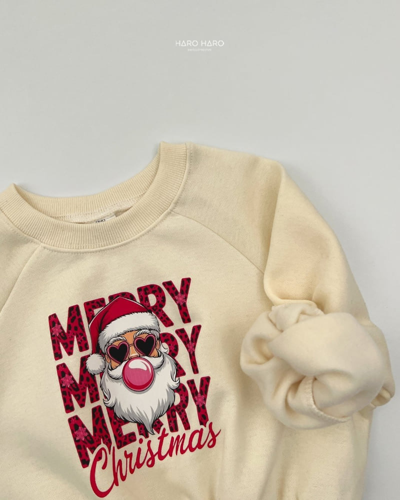 Haro Haro - Korean Children Fashion - #fashionkids - Bubble Santa Fleece Sweatshirt - 9