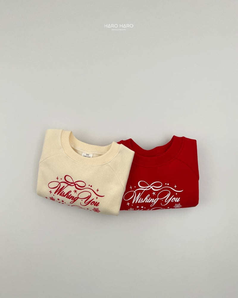 Haro Haro - Korean Children Fashion - #fashionkids - Wishing You Fleece Sweatshirt - 7