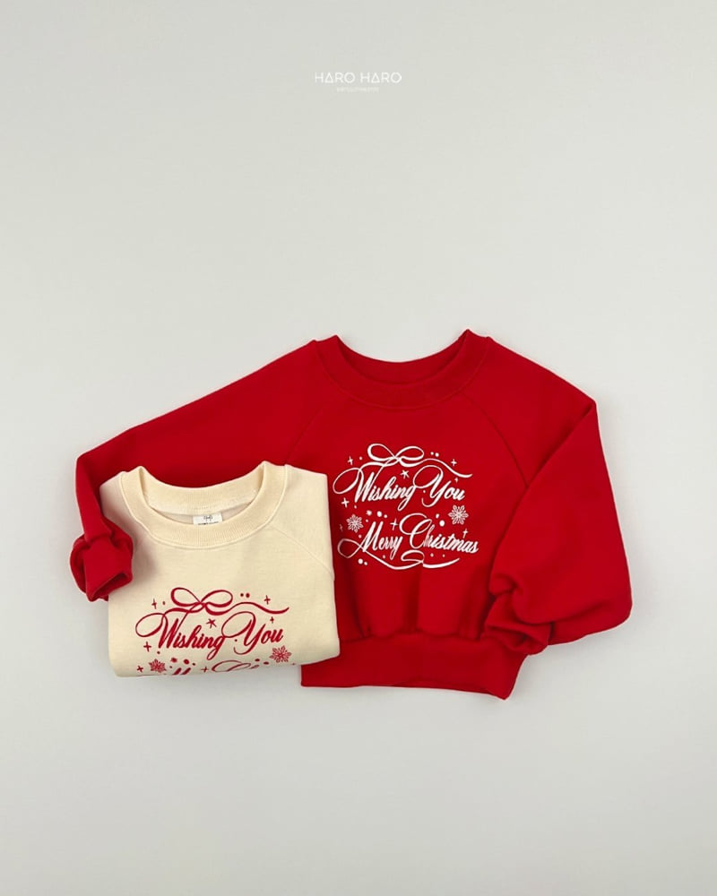Haro Haro - Korean Children Fashion - #kidsshorts - Wishing You Fleece Sweatshirt - 8