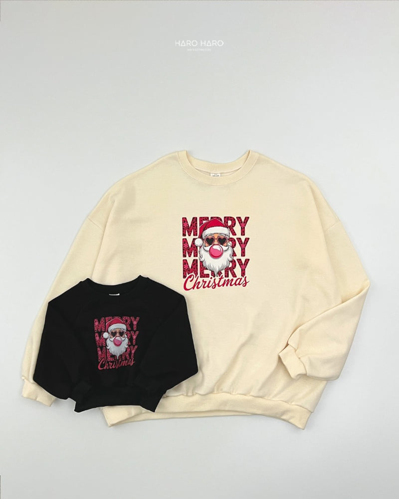 Haro Haro - Korean Children Fashion - #kidzfashiontrend - Bubble Santa Fleece Sweatshirt - 12