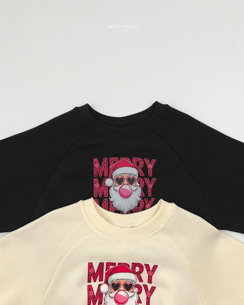 Haro Haro - Korean Children Fashion - #prettylittlegirls - Bubble Santa Fleece Sweatshirt - 3