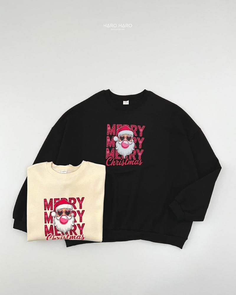 Haro Haro - Korean Women Fashion - #womensfashion - (Adult) Bubble Santa Fleece Sweatshirt - 3