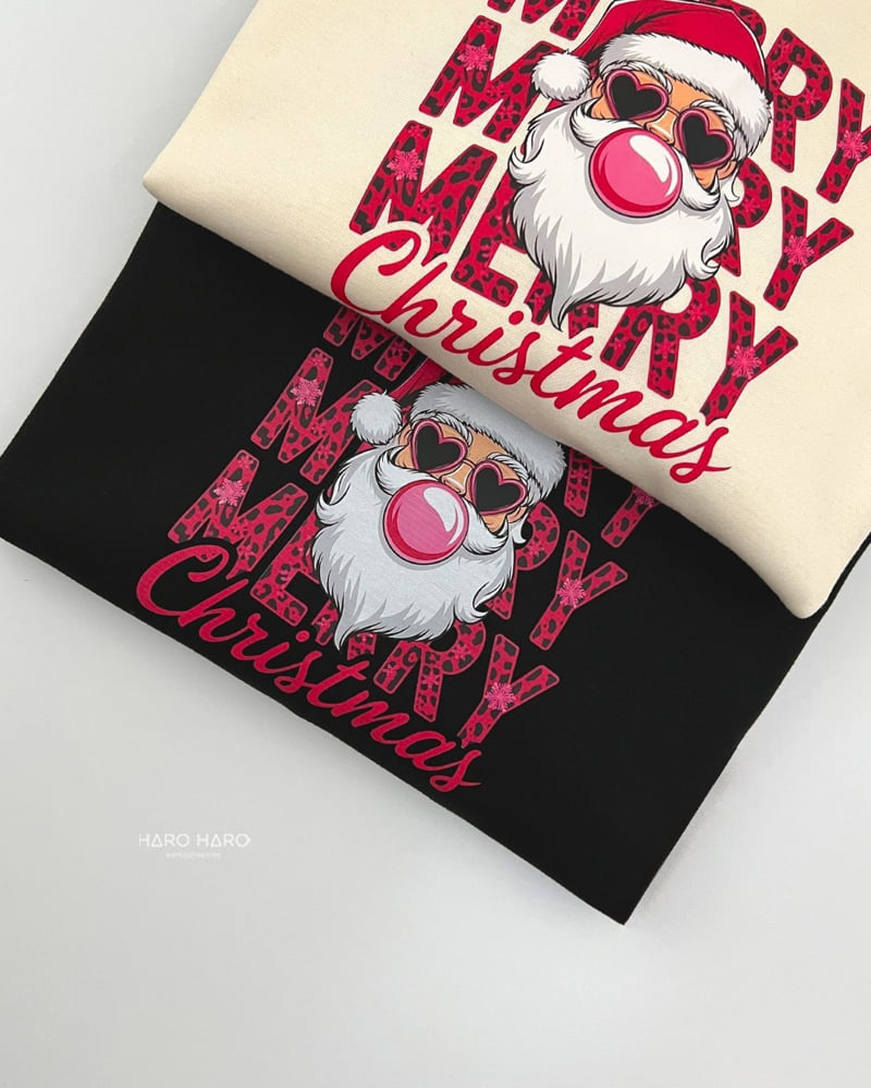 Haro Haro - Korean Women Fashion - #womensfashion - (Adult) Bubble Santa Fleece Sweatshirt - 7