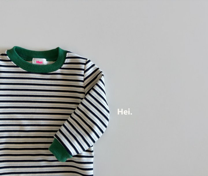 Hei - Korean Children Fashion - #Kfashion4kids - Color Stripe Tee - 5
