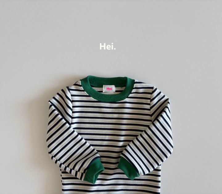 Hei - Korean Children Fashion - #kidsstore - Color Stripe Tee - 3