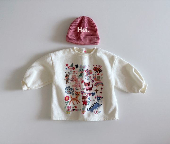 Hei - Korean Children Fashion - #kidzfashiontrend - Animal Long Tee