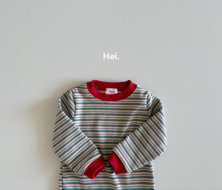 Hei - Korean Children Fashion - #magicofchildhood - Color Stripe Tee - 7